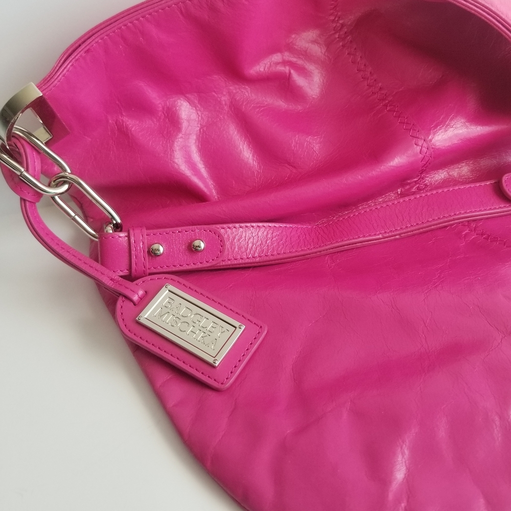 🔥Badgley Mischka Hot Pink Handbag